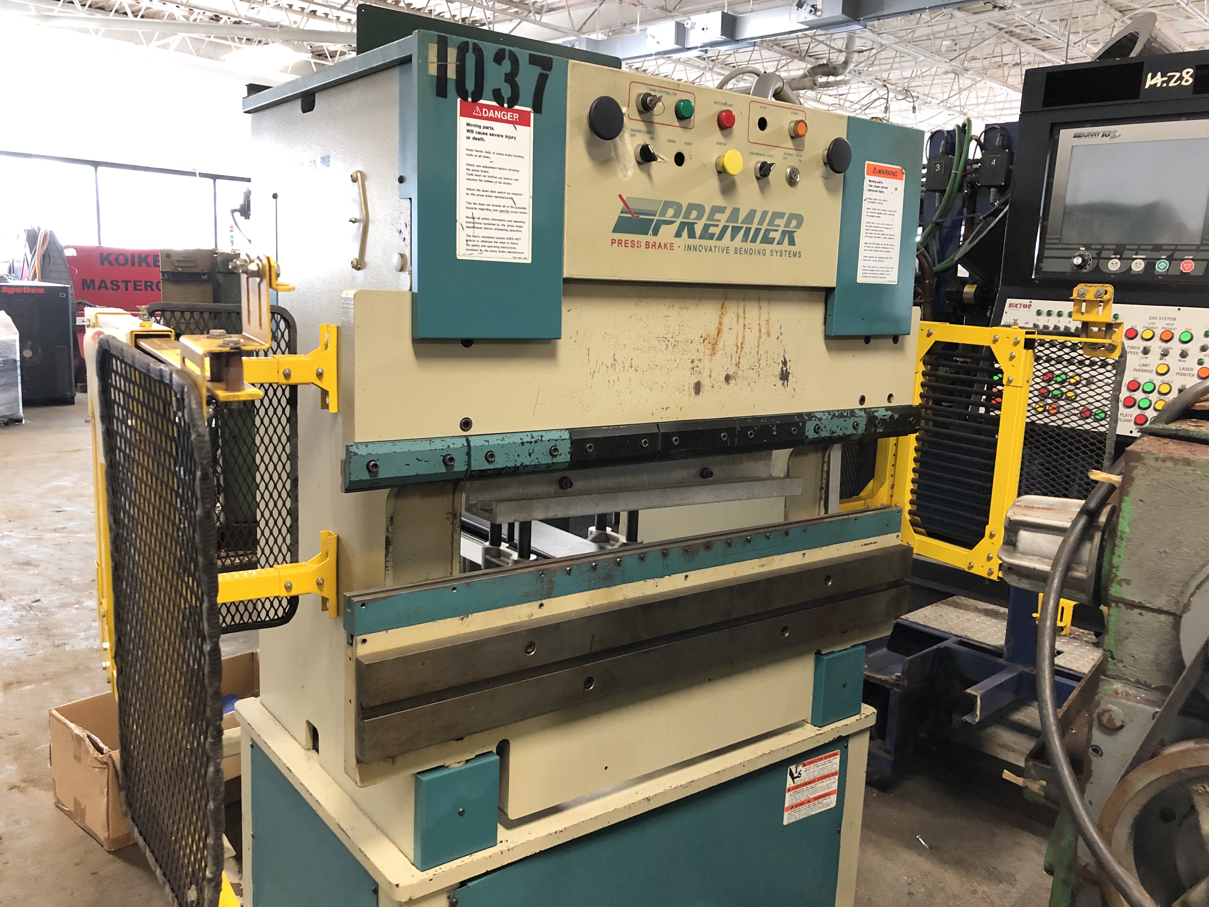 25 Ton X 4' 1997 Premier Model 425-2 CNC Hydraulic Press Brake